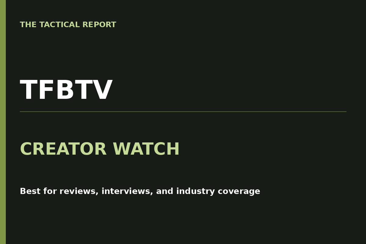 TFBTV — Creator Watch